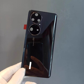 Huawei (huawei) brand original, suitable for p50/pro original glass back cover, p50/e original disassembled back cover, battery case cover, p50pro, yaojin black, original disassembly, 99 new, seamless installation