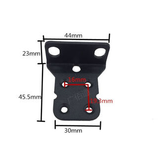 Haikang ds-7608n-e2 video recorder switch router mounting ear bracket ear cabinet fixed shelf 4-hole short mounting ear