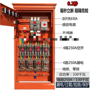 Customized construction site standard temporary primary, secondary and tertiary distribution boxes, power cabinets, starter cabinets, etc.