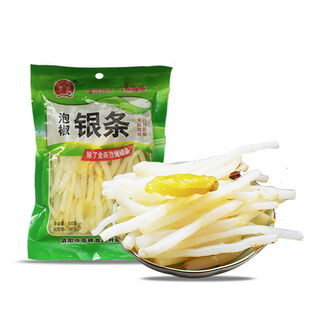Wanglanchuan henan luoyang yanshi silver bar vegetables local specialty pickled chili flavor original huifeng private kitchen original flavor 300gx6 bags