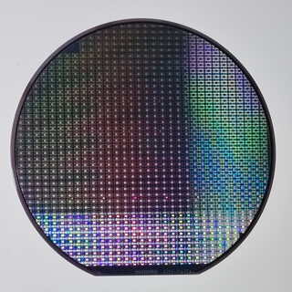 Crystal cpu wafer wafer photolithography integrated circuit chip semiconductor silicon wafer teaching science test six inches 09 free acrylic bracket