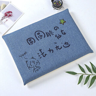 Yingzhu'er student seat cushion, removable and washable soft butt pad, memory foam classroom chair square stool, factory dormitory stool seat cushion for all seasons, fairy 34*24*4cm memory foam thickened/double buckle