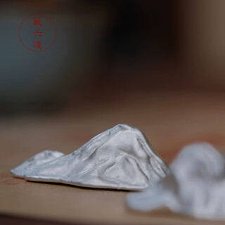 Zangliuzou sterling silver 999 sterling silver jianshan ornaments, tea ceremony accessories, household kung fu creative ornaments, jianshan ornaments