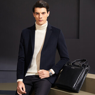 Antonio sheep wool & cashmere men's high-end casual suit jacket business formal top spring and autumn single suit men