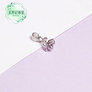 Yujingji fat donglai same model, high quality buckle head 18k gold thickened safety buckle clip buddha gong jade silver card white gold