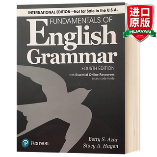 Fundamentals of English Grammar 英文原版 英语语法基础 第四版 英文版 培生语法指导书 进口原版英语书籍