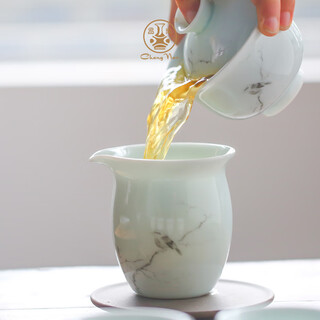 Changnan jingdezhen ceramic household hospitality tea set complete set of high-end tea sets kung fu tea sets jingdezhen tea sets