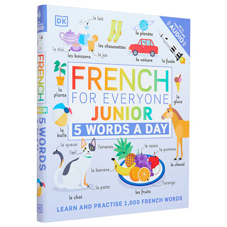 Dk grammar book bilingual visual dictionary series french for everyone junior comprehensive vocabulary training vocabulary reference book french for everyone junior junior edition