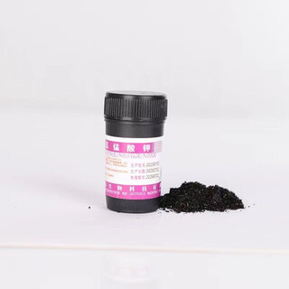 Potassium permanganate powder chemical experiment reagent crystal fish tank external aquaculture kill 18g/bottle (1 bottle) high purity 90