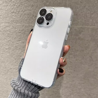 Snow catcher with dustproof plug suitable for apple 16promax mobile phone case iphone15 lens film 14pro transparent silicone 13pro men's and women's all-inclusive 12 anti-fall high-end protective case 11 fully transparent comes with lens film + dustproof plug + dustproof net iphone 16pro