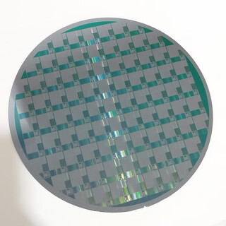Crystal cpu wafer wafer photolithography integrated circuit chip semiconductor silicon wafer teaching science test eight inches 03 free acrylic bracket