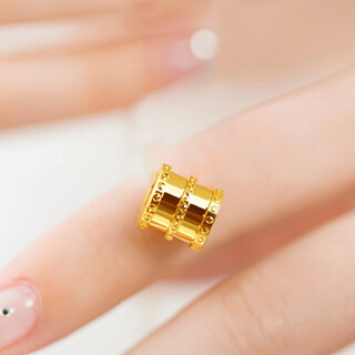 Jianying silk four-leaf clover pendant for women, niche light luxury design, 18k gold fortune pendant, does not include chain, small waist (comes with exquisite gift box)