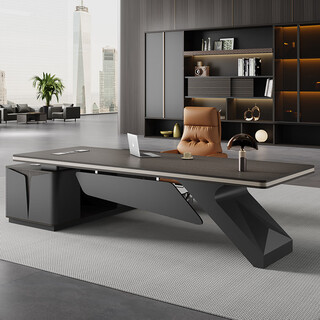 Banran desk executive desk office manager desk boss desk president leader chairman desk and chair combination 3.2 meters boss desk