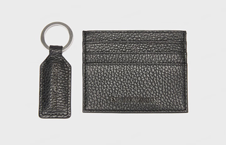 90% new armani emporio armani gift ea men's card holder keychain set gift box