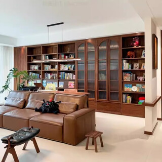 Liangqinjiamu whole house customized solid wood furniture bookcases bedroom wardrobe sideboard entryway shoe cabinet modern simple storage cabinet national subsidy package one