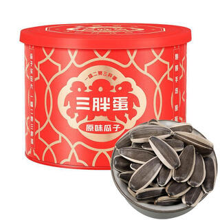 Sanpangdan classic original sunflower seeds 218g canned nuts roasted seeds and nuts casual snacks 218g original sunflower seeds