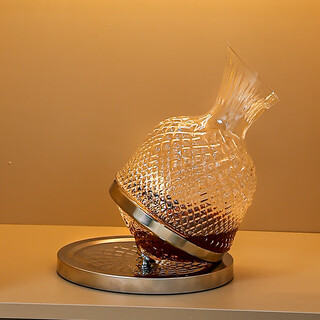 First sight of wine cabinet decorations, art, light luxury, high-end red wine rack, living room sideboard, tv cabinet, housewarming gift, light luxury wine decanter