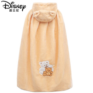 Disney (disney) baby cloak cape autumn and winter going out thick bed quilt baby windproof children can take off all seasons long jacket spring and autumn champagne spring and autumn no cotton 110cm
