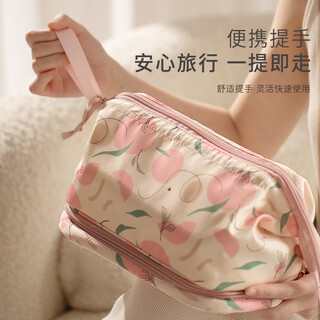 Time cosmetic bag women's large capacity portable multifunctional toiletries bag business travel waterproof storage bag