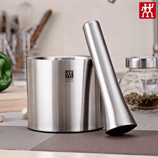 Zwilling german garlic pounder, kitchen garlic masher, manual garlic press, garlic grinder, brand new 304 garlic pounding bowl, practical utensil, about 928.02g