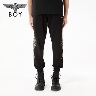 Boy london autumn unisex bronzing eagle wings gothic punk black sweatpants n15012 black xs