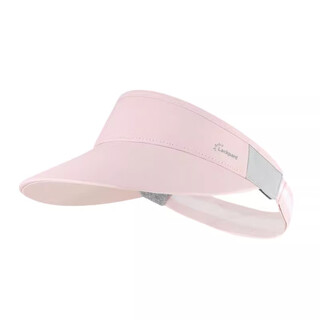 Lackpardlackpard sun protection hat men's empty top hat women's sports marathon tennis hat cycling sunshade summer pink one-size-fits-all
