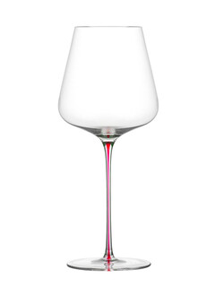 Red bow tie zalto cup red core light luxury thin stem crystal cup high-end cup high-value burgundy cup customized 765ml bordeaux cup