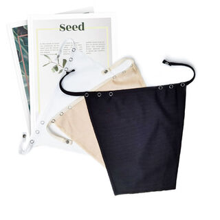 Banfishi anti-exposure artifact base underwear to cover the breasts without leaving any trace with a one-piece tube top for women without straps to wrap the breasts and chest patch, black+white+skin, one size fits all