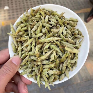 Edo pack 2024 yunnan touchun tea purple bud tea ancient tree white spore tea raw loose tea white spore half jin jin equal to 0.5 kg (large bud)