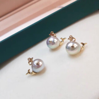 Liangxue sells pearls, haha. cute whale pendant s925 silver k gold craftsmanship australian white freshwater tahiti