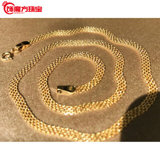 Guanpuge fat donglai same style 18k gold lace bracelet dubai imported technology anklet clavicle chain chain dubai style necklace 40 cm