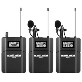 Mailada (mailada) wm8pro little bee wireless microphone lavalier camera radio microphone slr interview recording audio mobile phone live radio microphone dry battery model