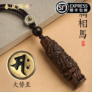 Qintinlanjin brand agarwood men's and women's high-end necklace animal year 2024 is a dragon original wooden practical gift pendant dz38 brunei agarwood ma zhizhi