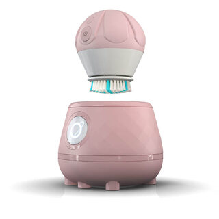 TAO CleanOna 钻石轨道面部刷和清洁站 电动面部清洁刷 带人体工程学手柄 速设置 淡紫色