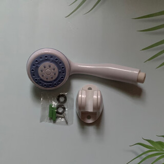 Vanward special electric shower with supercharged large water outlet for rental housing household universal plastic nozzle set pp 10,000 heads + movable seat, buy 2 and get 1 free