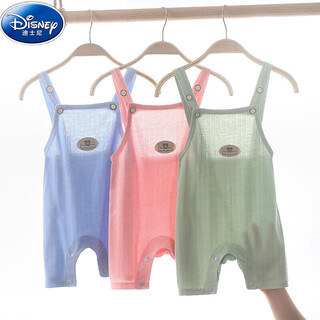 Disney summer baby bellyband newborn onesie overalls shorts summer thin boneless male and female baby belly protector boneless snap button crotch bellyband blue 73cm (1-6 months