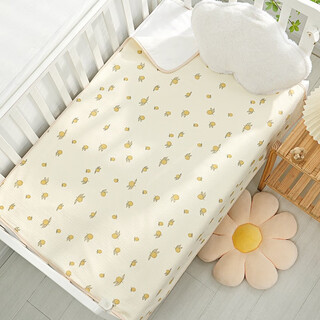 Boxbaby baby diaper pad large washable waterproof sheet extra large breathable baby child urine-proof mattress newborn sheet upgraded breathable cotton little lemon 50x70cm