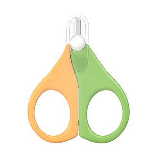 语森忆婴儿剪刀维生素小剪刀剪药新生儿专用滴剂鱼肝油D3胶囊剪刀单个剪 彩色款[单个装赠防尘盖] 无规格