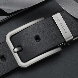 Jaguar jaguar belt men's genuine leather retro pin buckle belt high-end belt gift box birthday gift for boyfriend and husband
