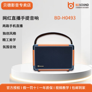 Beide beide bd-h0493 high power outdoor square dance bluetooth portable speaker portable bluetooth k song heavy bass multi-functional playing and singing instrument speaker bd-h0493