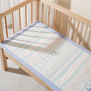 Green valley baby mat pure cotton gauze sheet baby soft mat summer sweat-absorbent and breathable kindergarten baby cotton mat big nut (cotton gauze soft mat) 60*100cm