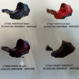 Stokkestokkewinter kit winter kit winter set sleeping bag stroller stroller accessories red