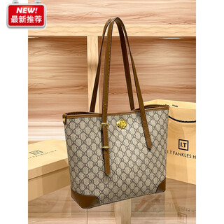 Hermes (hermes) hong kong purchasing bags for women 2024 new genuine leather large capacity textured armpit large bag autumn and winter shoulder tote bag khaki counter gift box set