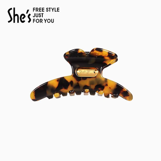 She s akiko hair accessories, retro acetate plate clip, shark clip for hair on the back of the head, birthday gift for girlfriend