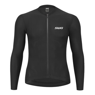 Swg mingsheng cycling clothing men's long-sleeved tops spring and autumn mountain road biking clothes equipment cycling clothes haoyu long tops-black m