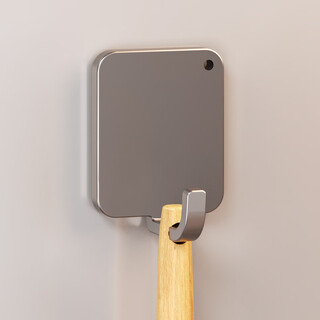 Mnicn gas water heater shield magnetic suction pipe decorative hole board kitchen natural gas ugly board storage rack magnetic suction - gun gray small hook 1 (load capacity 1jin jin is equal to 0.5 kg)