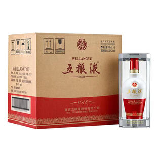 Wuliangye 1618-52 degrees 500ml*6 bottles of strong-flavor liquor
