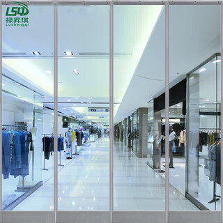 Lushengqi magnetic transparent door curtain winter tarpaulin warm windproof air conditioning partition curtain commercial pvc soft door curtain made on demand