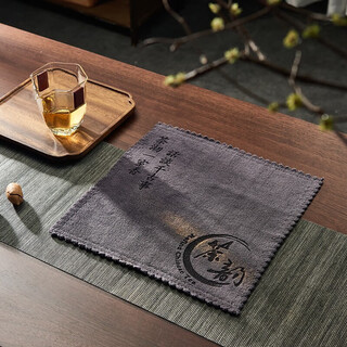Yihutea thickened double-sided tea towel high-end absorbent tea set towel tea tablecloth rag tea table tea ceremony accessories tea table mat thickened absorbent tea towel 30*30cm