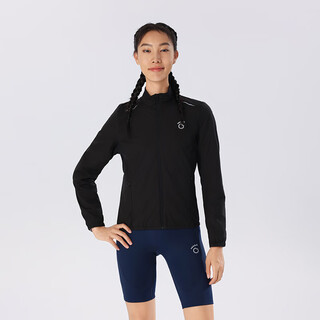 Macondo sports jacket men's spring and autumn marathon running jacket training water-repellent air capsule technology black women's s